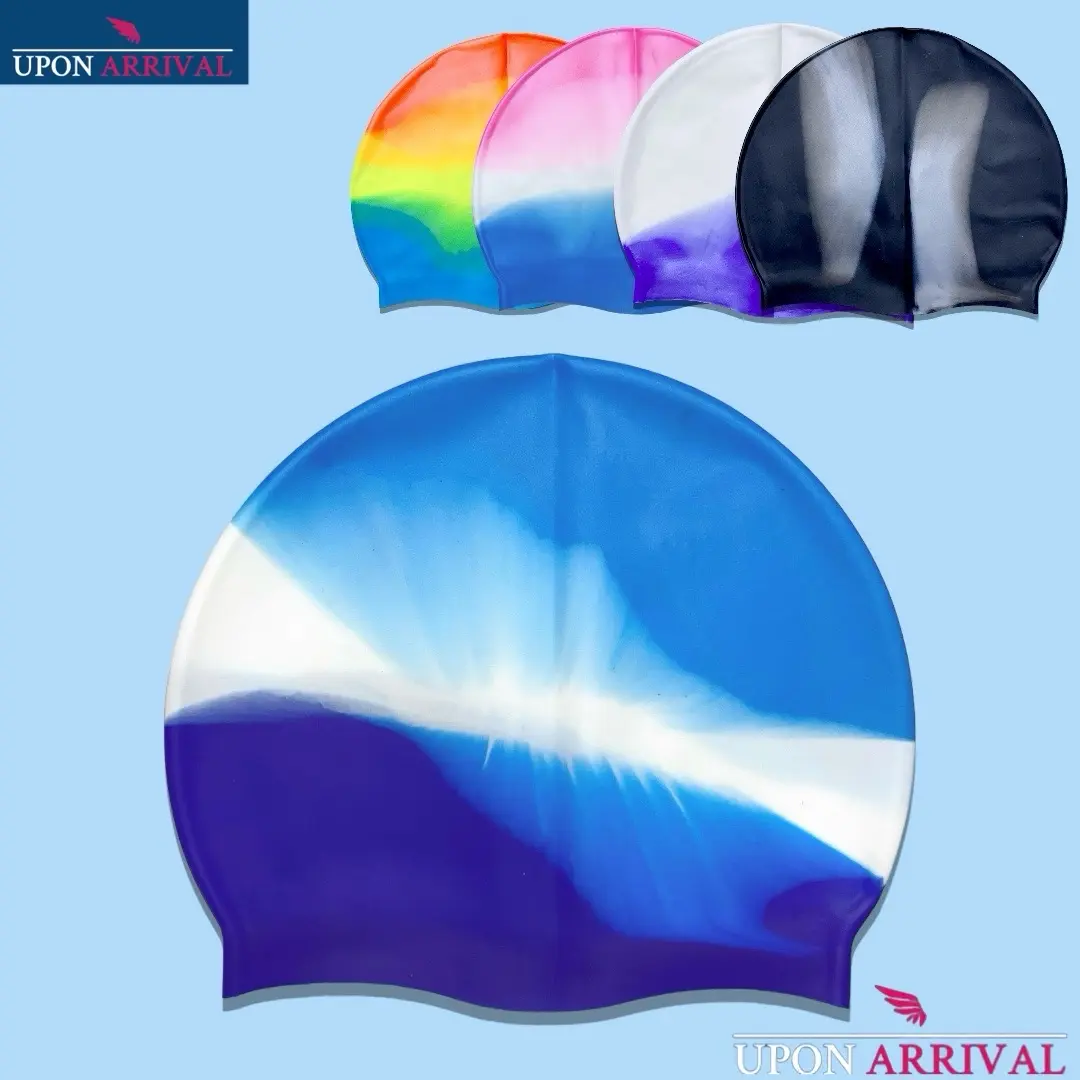 Adult And Kids Elastic Silicone Swimming Cap Waterproof Swim Cap Diving Cap Quality SC-001