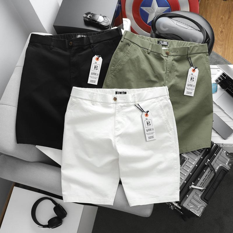 Big size - Bigsizemen Quần short kaki nam big size lưng thun co giãn thời trang