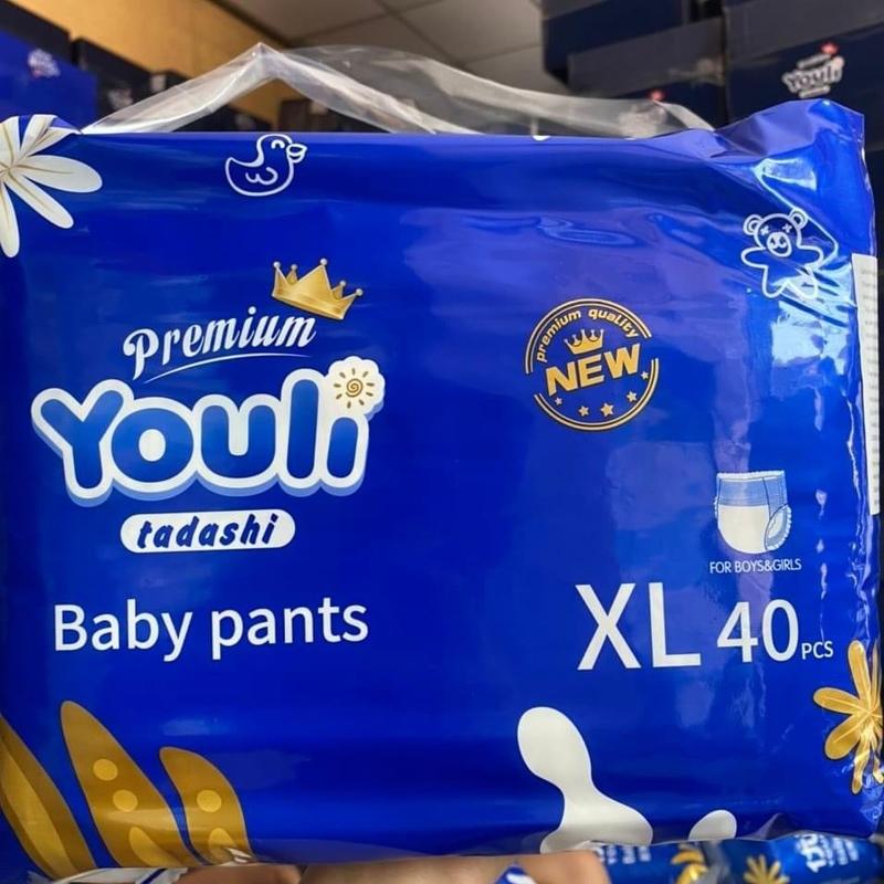 TÃ QUẦN YOULI XANH 1 THÙNG 2 BỊCH