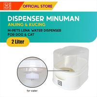 Gambar M-Pets Lena Water Dispenser 2 Liter / Tempat Minum Anjing Kucing - dispenser minuman untuk hewan  dari M-Pets Volk Pets Indonesia Kota Tangerang 4 Tokopedia