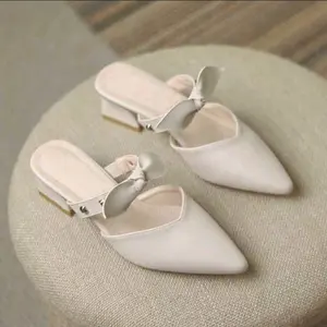 SANDAL WANITA WISUDA PESTA ELEGAN MH.01 Round Toe Open Toe hak5cm Wanita Shoes