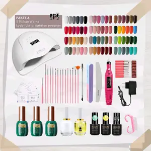 paket nail art set lengkap untuk usaha