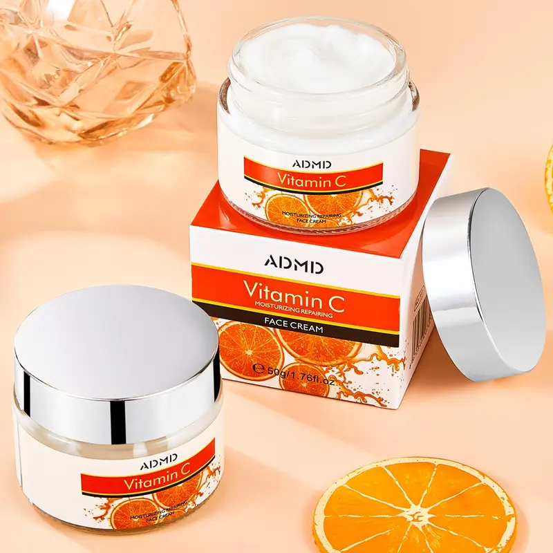 Comfort Vitamin C Moisturizing Skincare Cream, Hydrating Nourishing Face Care Cream, Gentle Face Moisturizer for Soothing Dry Skin, Face Skin Care Vitamins Products for Women & Men 5