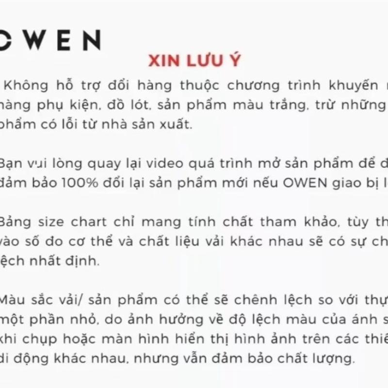 [Owen] Sơ mi Nano trắng ngắn tay Owen chính hãng form Bodyfit, Regularfit 8