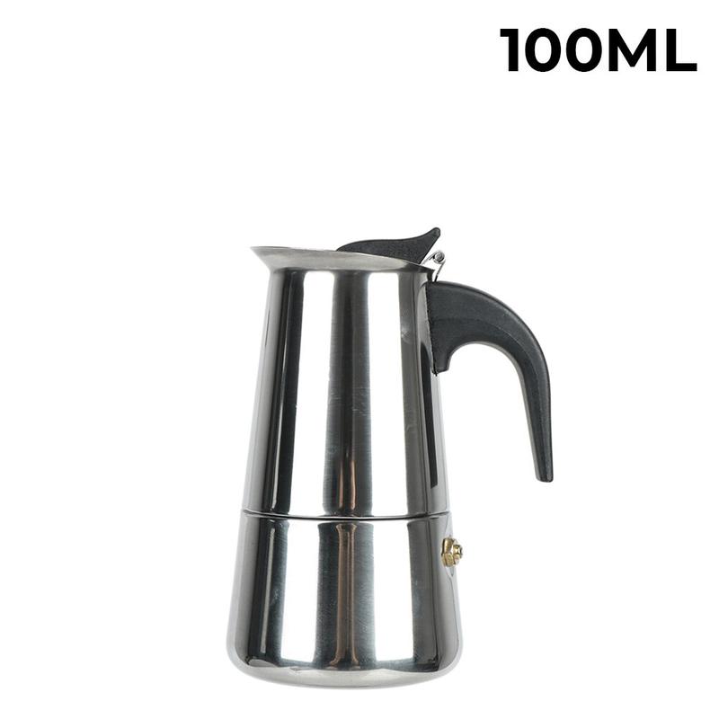 Product Introduction of Periuk Kopi untuk Dapur, Keluli Tahan Karat, Moka Espresso Latte, Penapis Dapur, Pembuat Kopi Moka, Tersedia dalam 2/4 / 6 / 9 Cawan, Periuk Pembuat Kopi Kitchenware 24