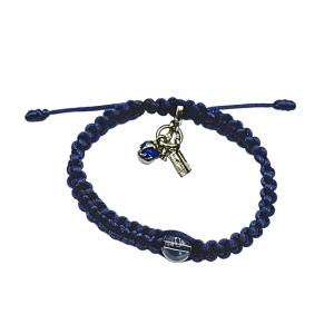 Vòng tay handmade đá bán quý phong thuỷ đính charm 0