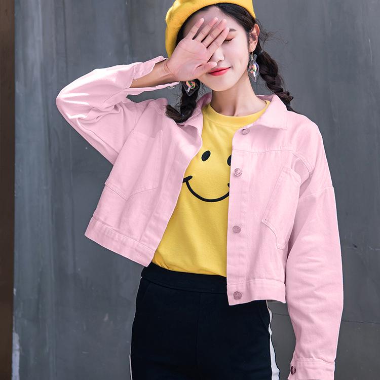 Product Introduction of Áo khoác KAKI croptop kiểu cổ điển cho Nữ - women AK002 14
