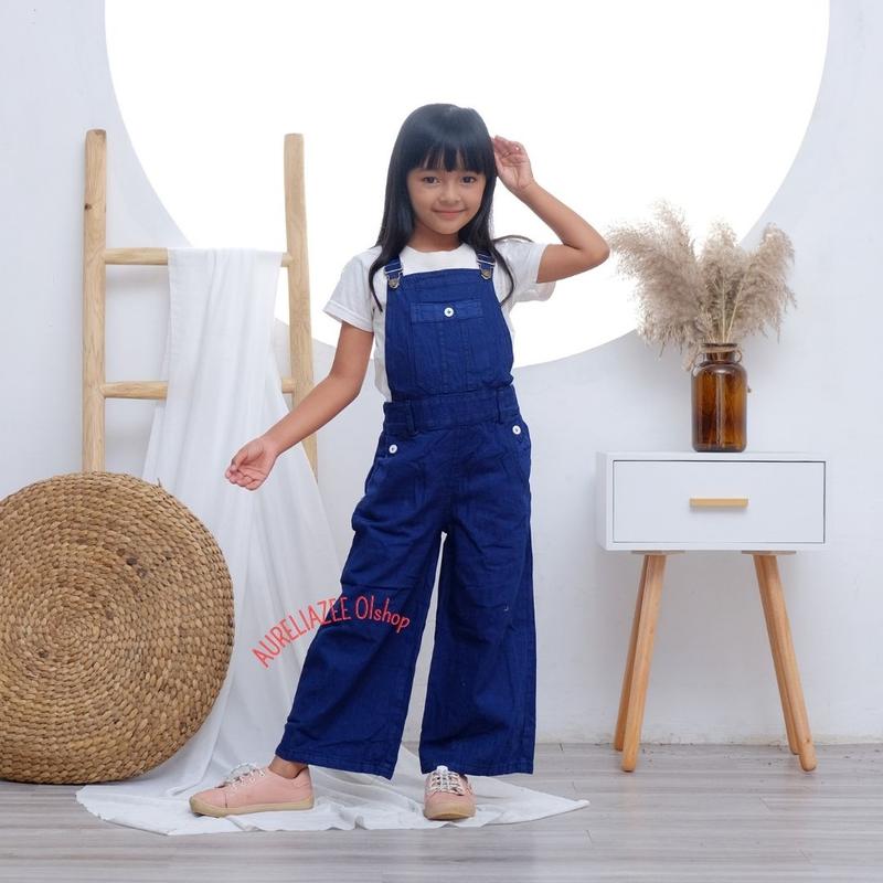 Hanila Baju Kodok Anak Kulot Jeans Umur 5-15tahun 1