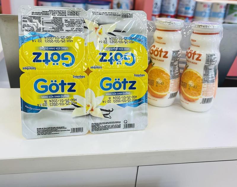 COMBO 6 VỈ VÁNG GOTZ+ 4 VỈ SỮA CHUA UỐNG GOTZ
