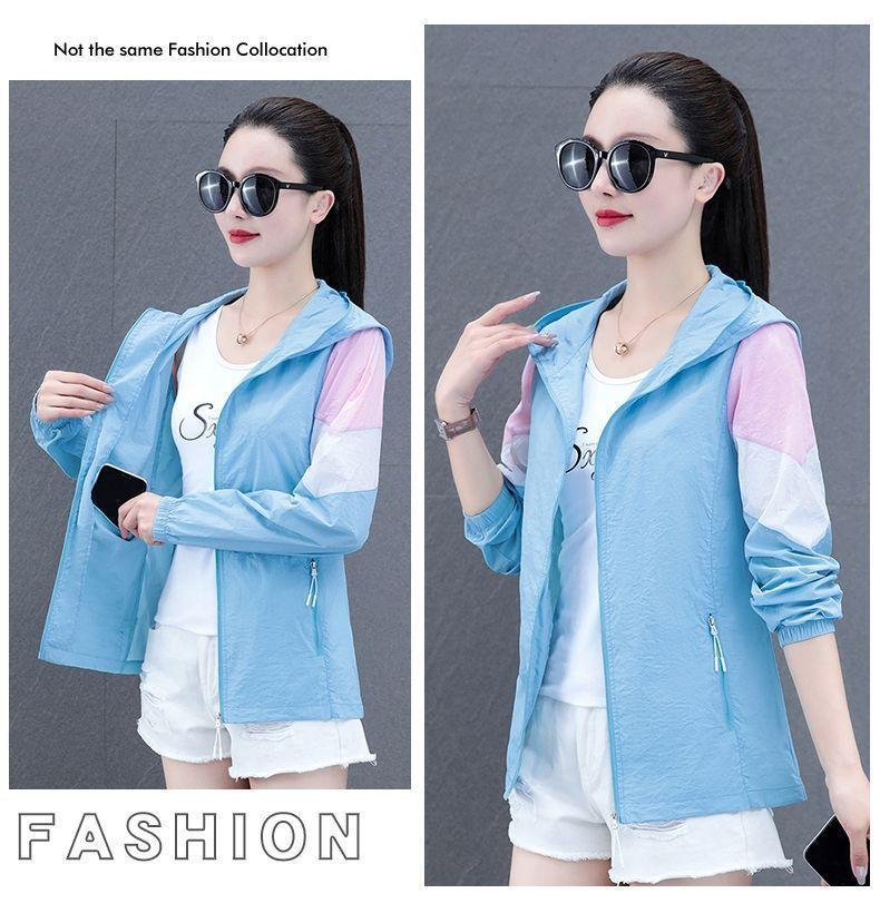 Product Introduction of Woodpecker UPF50+ Ice Silk Sun Protection Clothing for Women Summer 2024 New Thin UV Protection Outdoor Rich Lady Skin Clothing for Women 15