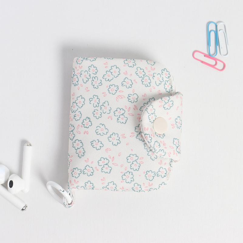 Product Introduction of 1pc Cute Student Card Simplicity Floral Korean Fashion Wallet Card Holder for Girls PortableSmall Storage Bag 8