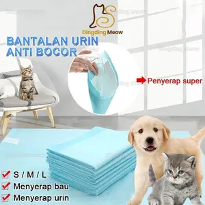 100 pcs Alas Pipis Kucing Popok Kucing Training Pad Anjing Alas Kucing Underpad