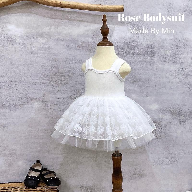 Suit váy hoa hồng thiết kế cho bé gái 3
