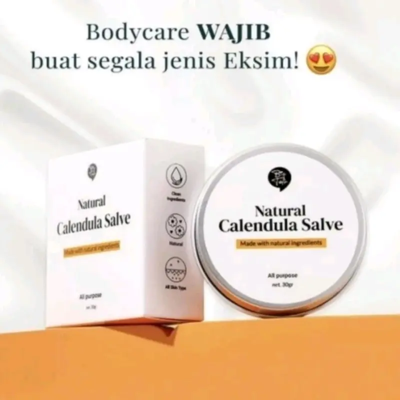 BỊO TALK NATURAL CALENDULA SALVE FOR ECZEMA BEKAS LUKA BIO TALK BPOM 0