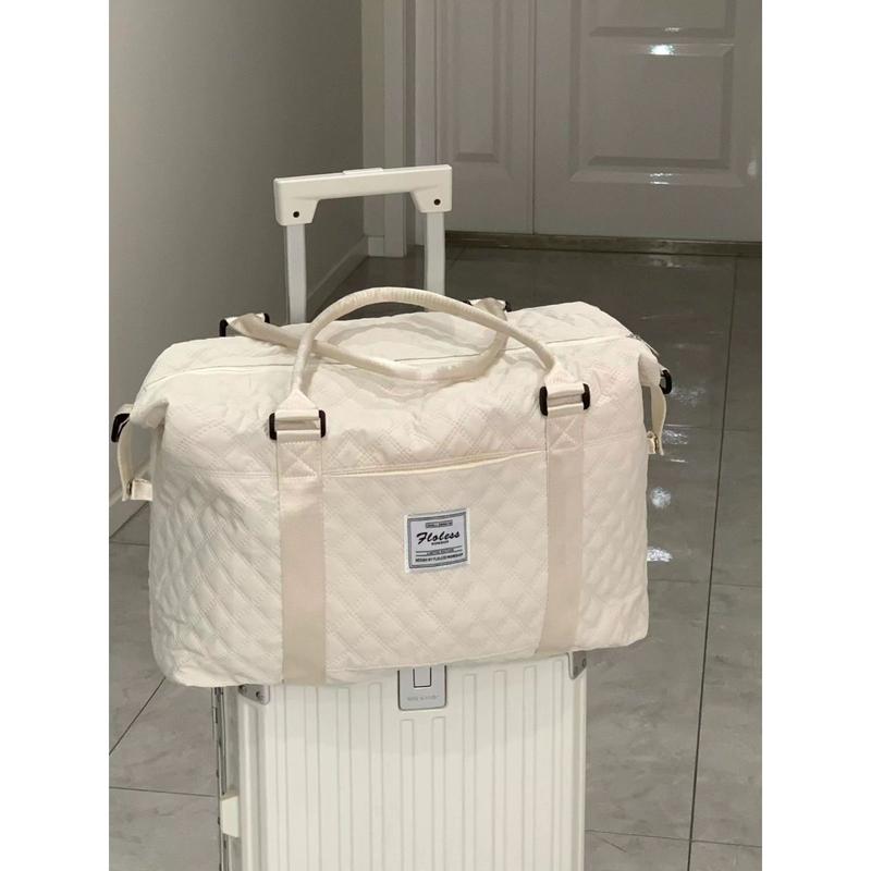 Túi Du Lịch Chống Thấm Nước Túi Xách Đựng Đồ Dung Tích Lớn Có Nhiều Ngăn Tách đồ khô và ướt. Túi Du Lịch Có Đai Cài Đi Kèm Vali 【 lớn đường xám chống bụi chống xước nhẹ