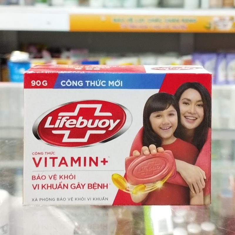 Xà bông cục Lifebuoy  90g ( màu đỏ)