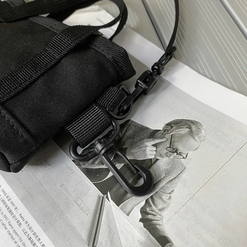 Túi Đeo Vai Nylon, Unisex, Màu Trơn Phong Cách Thường Ngày túi Messenger Có Khóa Kéo 8