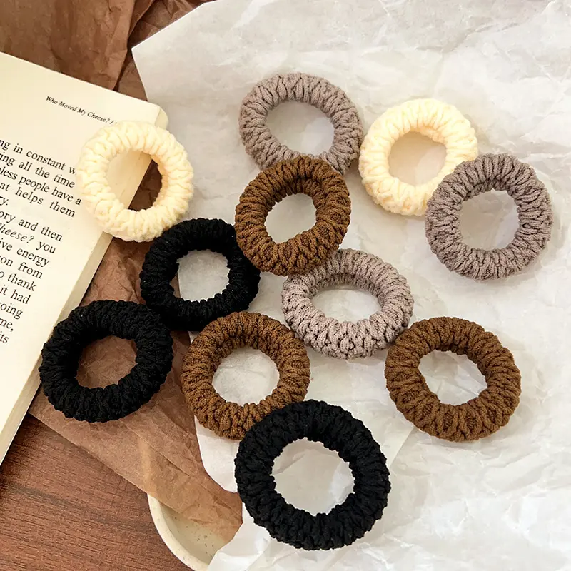 Korean Style Widen and Thicken Upgraded Hair Band Rubber Band Korean Style Women's High Elastic Durable Headband Does Not Hurt Hair Fashion Ponytail
