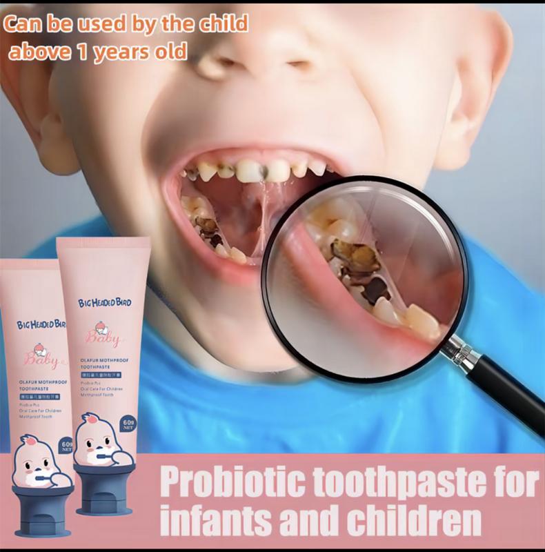 Buy 1 toothpaste get 1 toothbrush for free | Toothpaste & Toothbrush Set-Orafluor children's toothpaste for infants and young children, low fluoride, anti-caries and anti-tooth decay,Ages 1-12 2