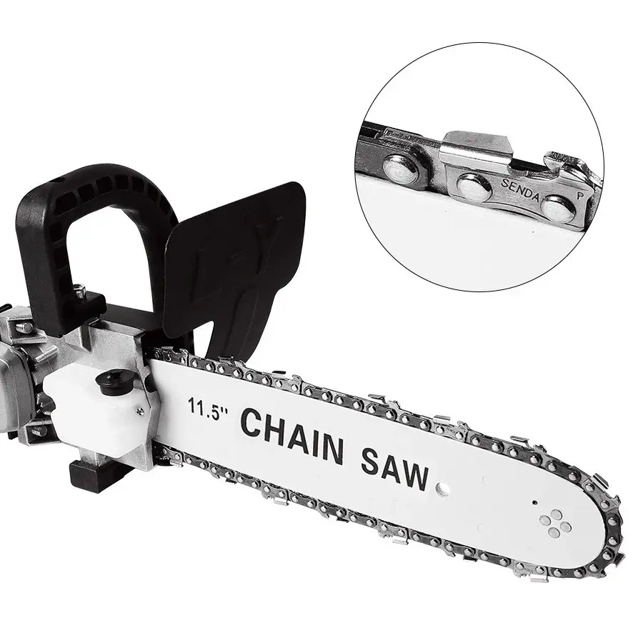Bộ chuyển đổi cưa xích gắn máy mài cầm tay tra dầu tự động - Lưỡi cưa xích, bộ lam xích
