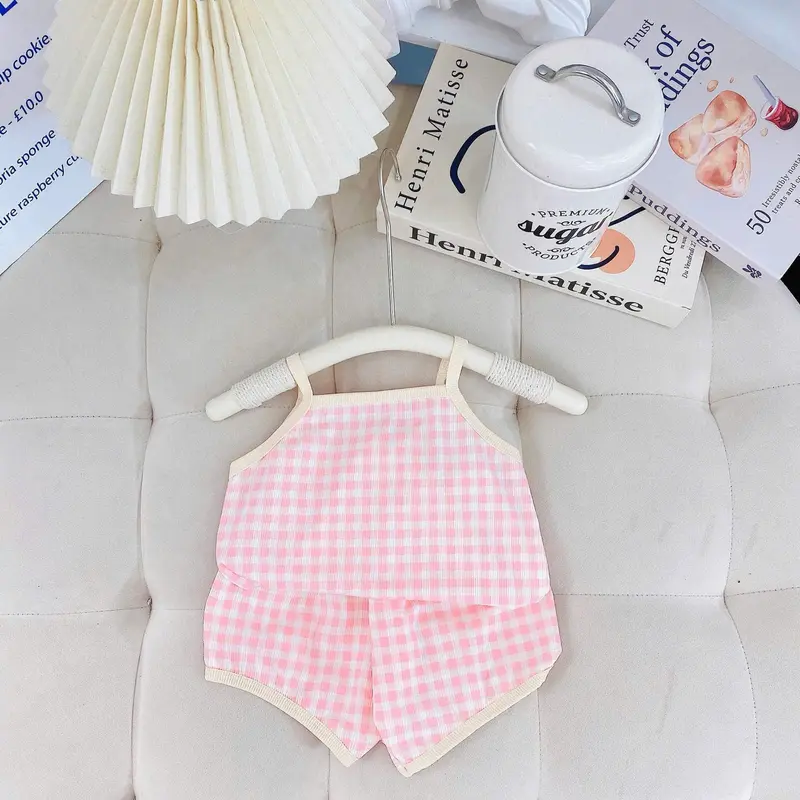 SET 6 Bộ Hai dây cho bé gái hoạ tiết dễ thương, chất thun tăm mát lạnh, co dãn tốt HD04 6