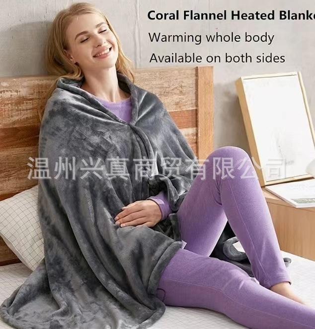 Product Introduction of Heating Heating Shawl Electric Blanket USB Charging Blanket Warm Body Cold-Proof Warm Waist Support Winter Cover Leg 5