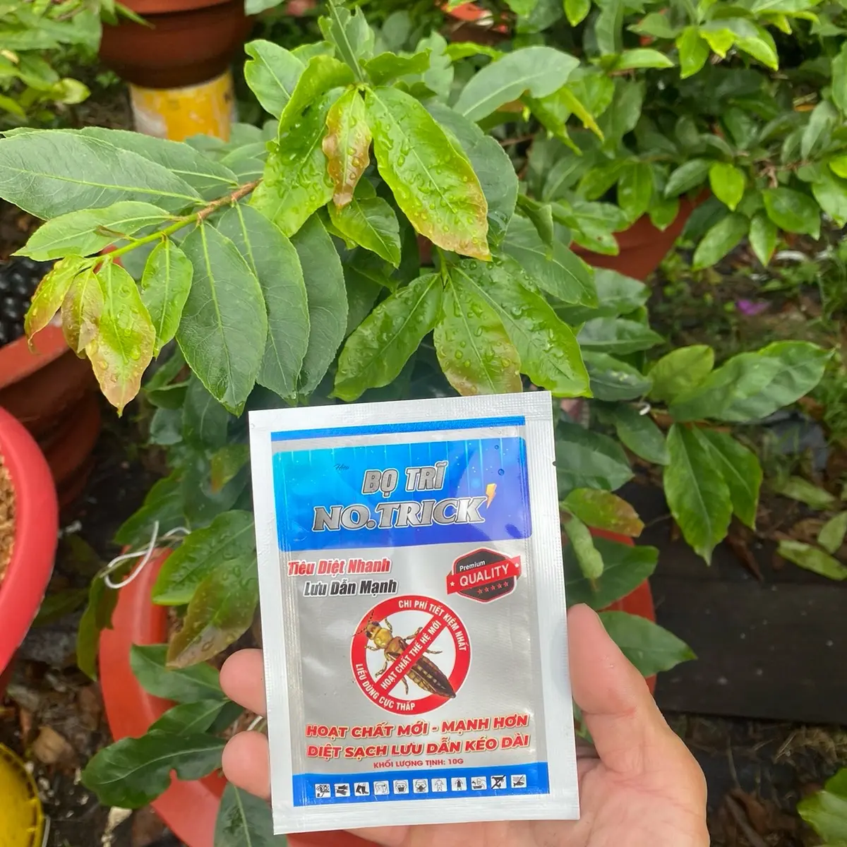 Chế phẩm Bọ Trĩ No.TRICK 10gam lưu dẫn mạnh cho cây trồng