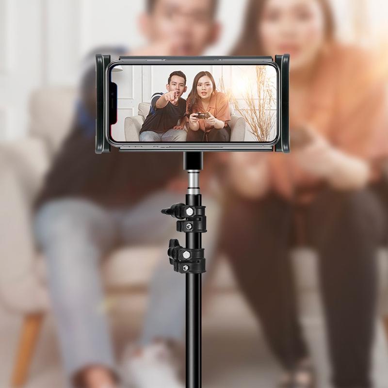 Giá Chân Đế Máy Tính Bảng Tripod Có Thể Điều Chỉnh Giá Chân Đế Để Bàn, Thích Hợp Cho Máy Tính Bảng Và Điện Thoại Thông Minh 4-10 Inch, Giá Đỡ Giá Đỡ Lười, Hỗ Trợ 2