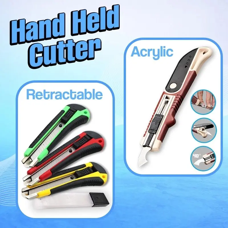 Cutter Multi-Function Acrylic Cutter Retractable Tool Hand Cutter ...