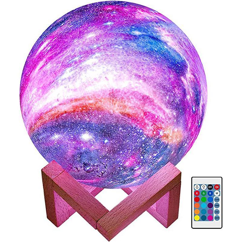 Galaxy Starry Sky Creative Night Lamp, USB Rechargeable LED Starry Sky Remote Controlled Aurora Light, Multicolor Starry Sky Night Light For Bedroom Decor 7