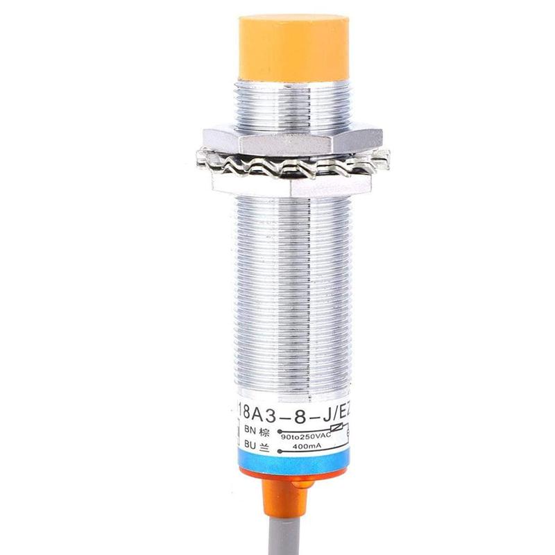 Công Tắc Cảm Biến Tiệm Cận Cảm Ứng, LJ18A3-8-J / EZ, 2 Dây, AC 90-250V, NO, 8mm 3