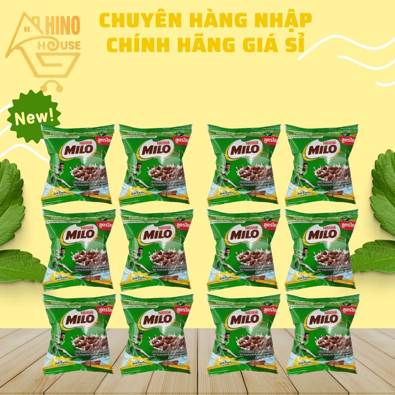  Lốc 12 Gói Ngũ Cốc Ăn Sáng Milo 15g Thái Lan Thơm Ngon Giàu Dinh Dưỡng - Hinohouse 