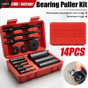 CASTA 14 Pcs Treker Bearing Puller + Selongsong Oversize Untuk Bearing Dalam & Luar CVT Motor Alat Pembongkar Laher Premium Mudah Pasang Cabut Cepat