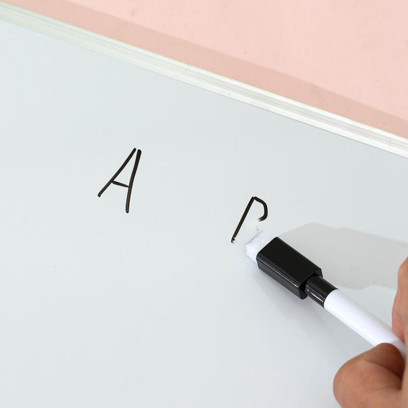 Aluminum Whiteboard With 1 Whiteboard Pen & 2 Magnetic Beads, 1 Set Simple Multifunctional Board For Home And Office 4