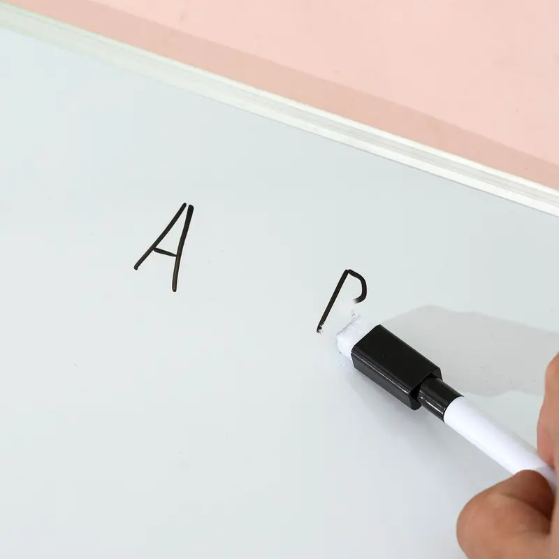 Aluminum Whiteboard With 1 Whiteboard Pen & 2 Magnetic Beads, 1 Set Simple Multifunctional Board For Home And Office 3