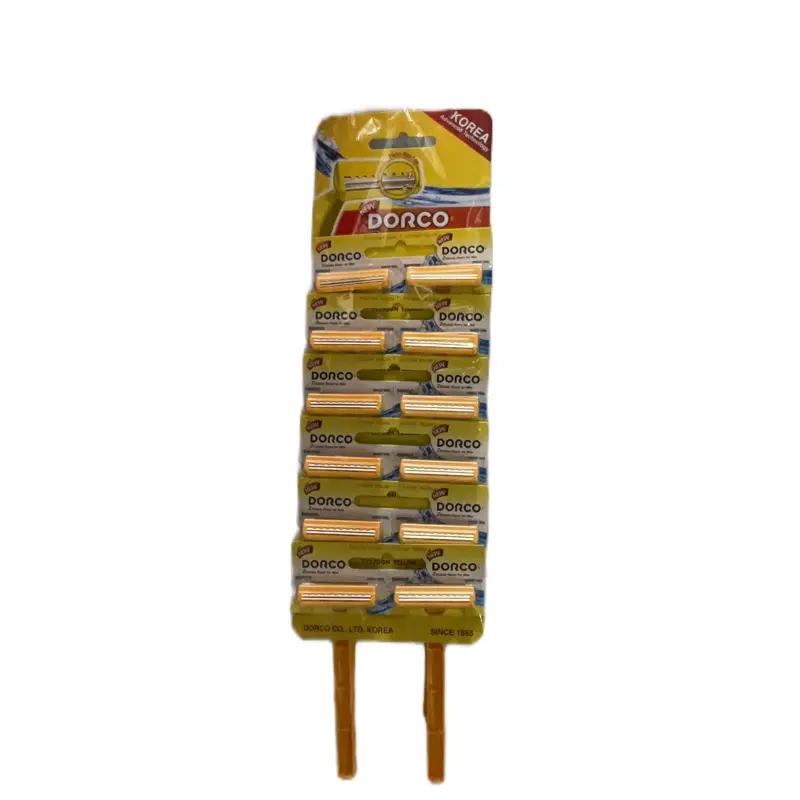 Dao cạo râu hiệu Dorco, 12 cây/vĩ, model 1