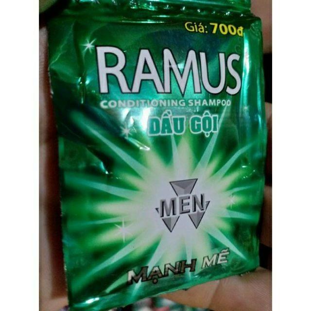 Combo 10 dây x 12 gói dầu gội Ramus men