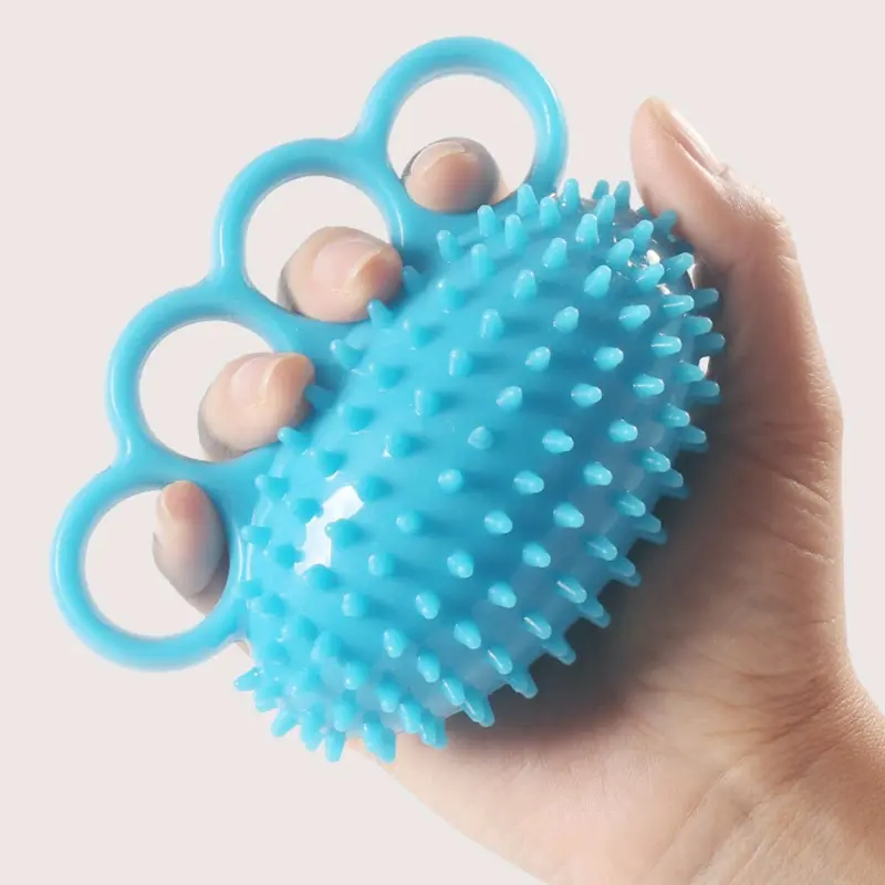 Bola terapi tangan stroke alat terapi tangan jari remas motorik finger grip ball bola duri 0