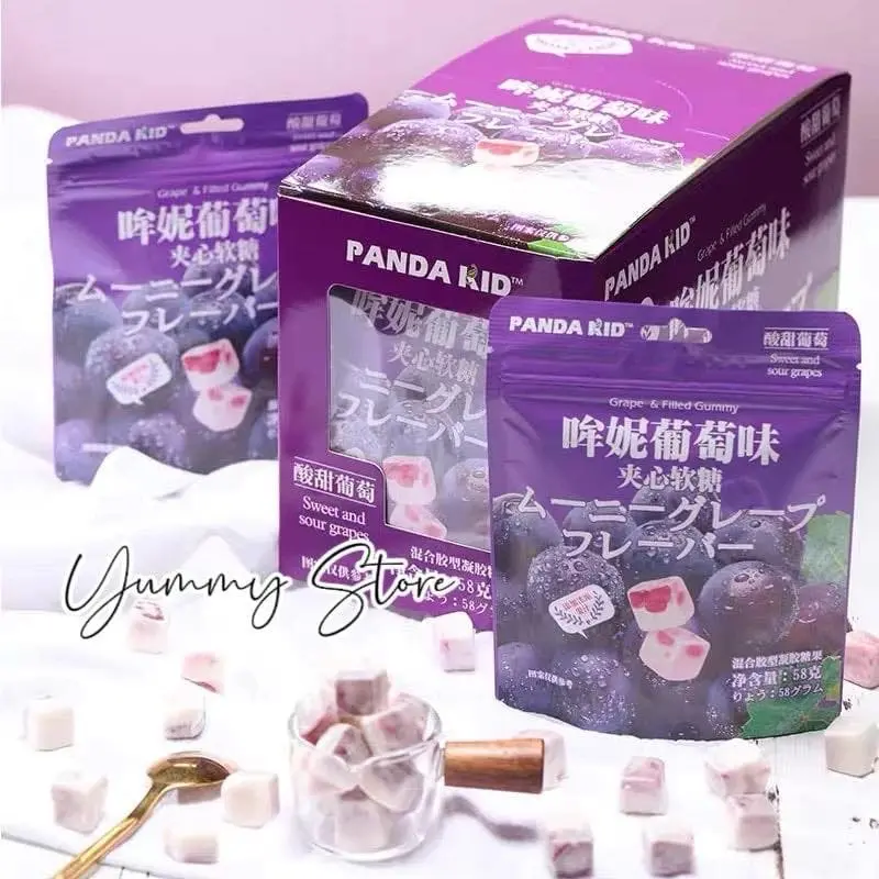 Kẹo Dẻo Trái Cây Bóc Vỏ 8D Panda Kid 19 vị tự chọn Quyền Béo Food