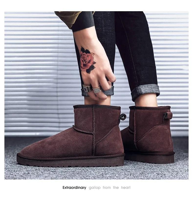 Product Introduction of 20212024 winter New men snow boots women high top sneakers fashion casual shoes fur cotton warm comfortable light couple shoes 35-472024 42