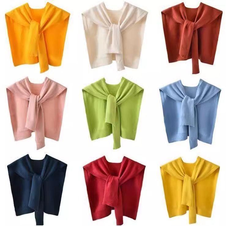  Khăn Choàng Nhỏ Dệt Kim Phong Cách Hàn Quốc Màu Trơn Cho Nữ Thích Hợp Cho Mùa Xuân Và Mùa Hè Sử Dụng Trong Văn Phòng Điều Hòa Không Khí Phòng Bảo Vệ Cổ Quấn Vai Áo Sơ Mi khăn  choàng  thuỷ  thủ 