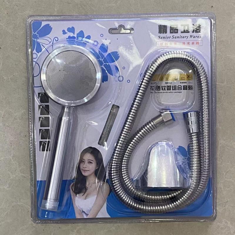 Product Introduction of Stainless steel shower hose, shower hose, explosion-proof rain nozzle, water pipe, electroplated metal hose 1.5m 3m 8