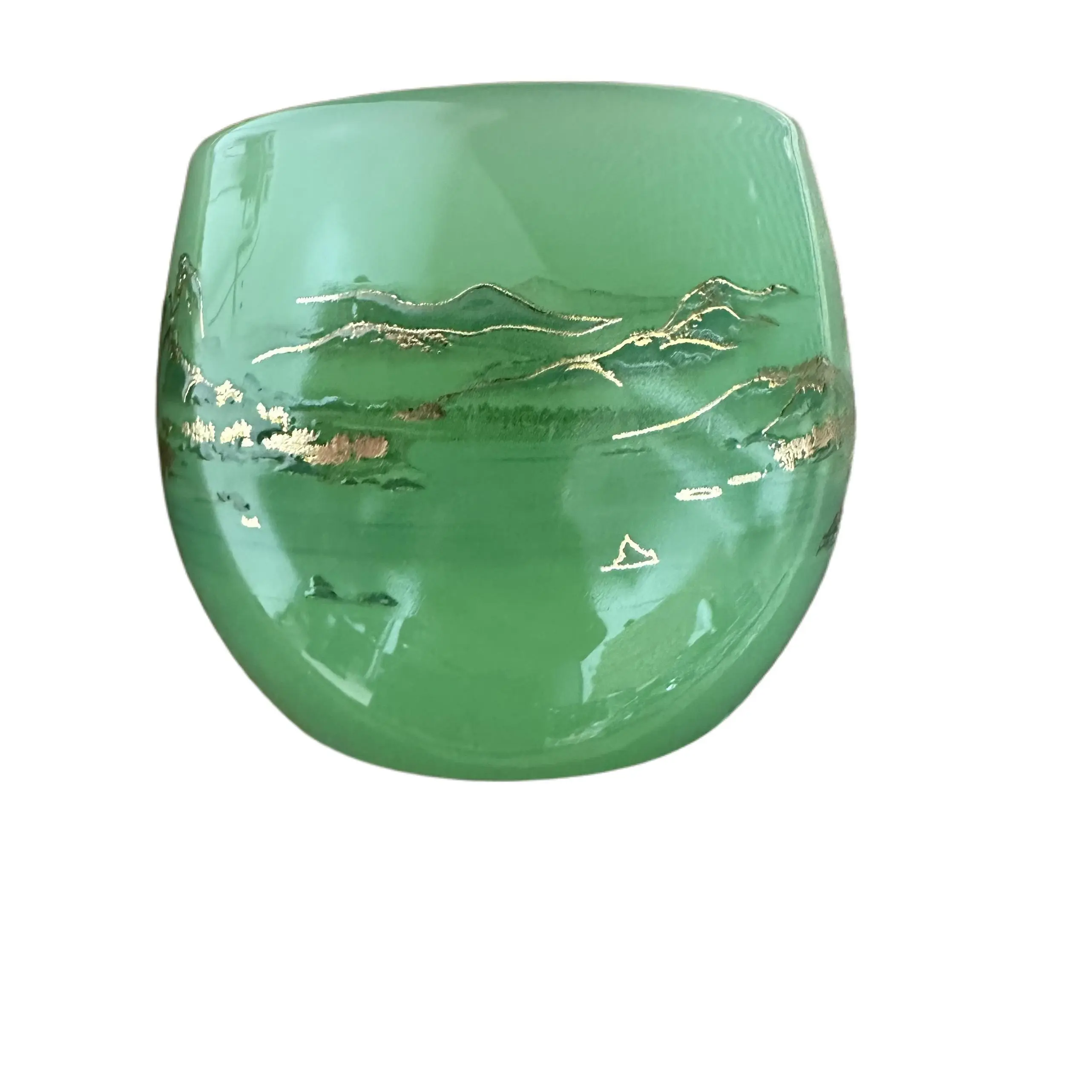 Chén Trà Mã Não Cảnh Đức Giang Sơn Bậc thầy làm những bộ trà tinh xảo, những bộ trà cao cấp nâng tầm hương vị