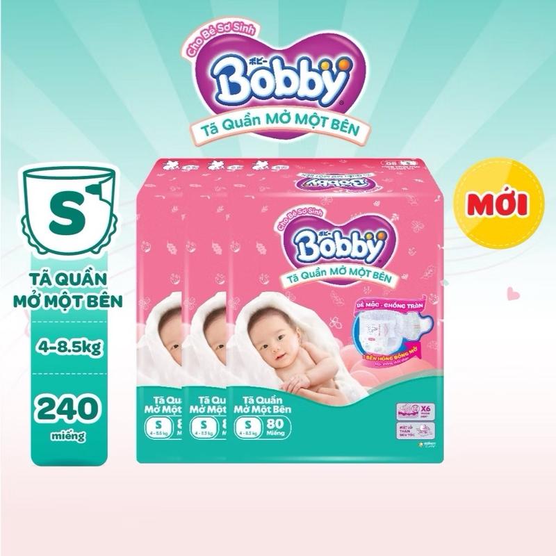 Tã Quần Bobby Mở 1 Bên - NK Diana Unicharm Việt Nam Size NB70+6/S80 cho bé yêu
