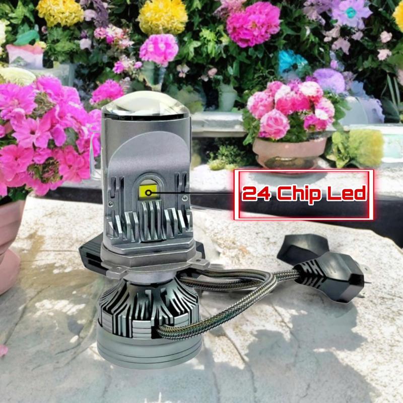 [ Mua Đèn Tặng Hậu AuDi ] Đèn Pha Led Bi Cầu M01U Công Suất 120W - 12 Nhân Led Siêu Sáng Chân H4 Gắn Như Zin Cho Oto và Xe Máy ( Bảo Hành 12 Tháng )