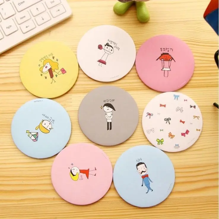 Gương Trang Điểm mini Họa Tiết Hoạt Hình Phong Cách Hàn Quốc