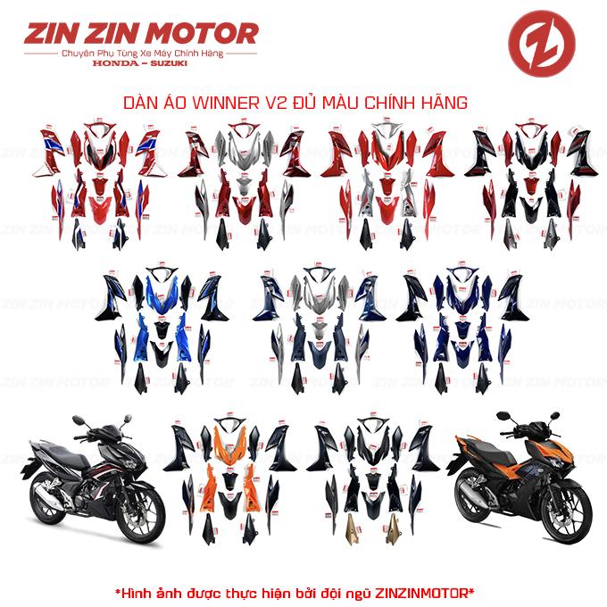 Dàn Áo Winner X V2 2019 - 2021, RS150X, RS150 V3 Chính Hãng - ZZM