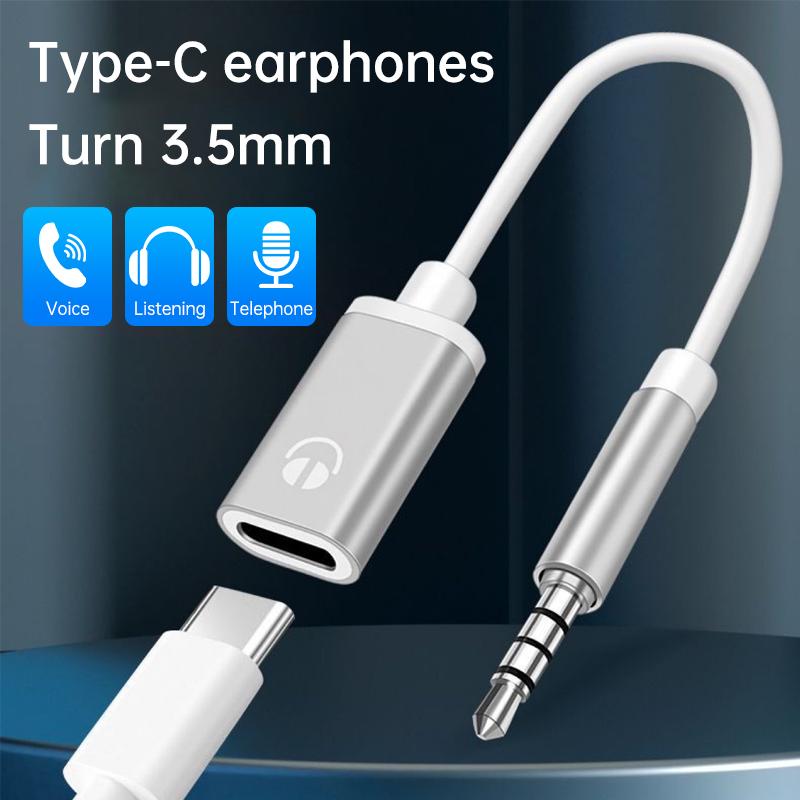 Bộ chuyển đổi tai nghe Type-C cho máy tính bảng, máy tính xách tay, bộ chuyển đổi tai nghe analog