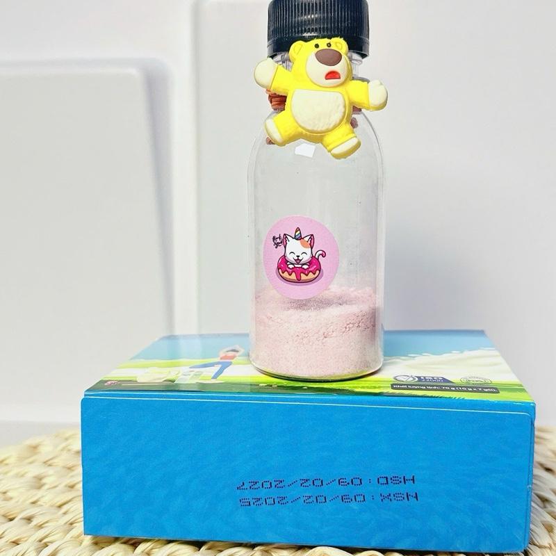( 1 .. s..ữ .a  ) Chai Nhựa Pha Sữa Bò E Mô / Dung Tích 100ml / Kèm Nắp Đen  Đựng Thực Phẩm. 1