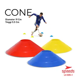 SPEEDS Cone Mangkuk Penanda Sepak Bola training untuk Latihan Ball Outdoor Ketangkasan Olahraga 005-1